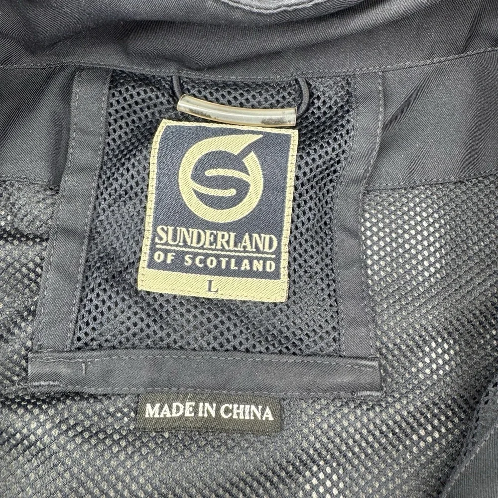 Sunderland of Scotland Weatherbeater Rain Jacket Navy Blue Large Scotland Golf